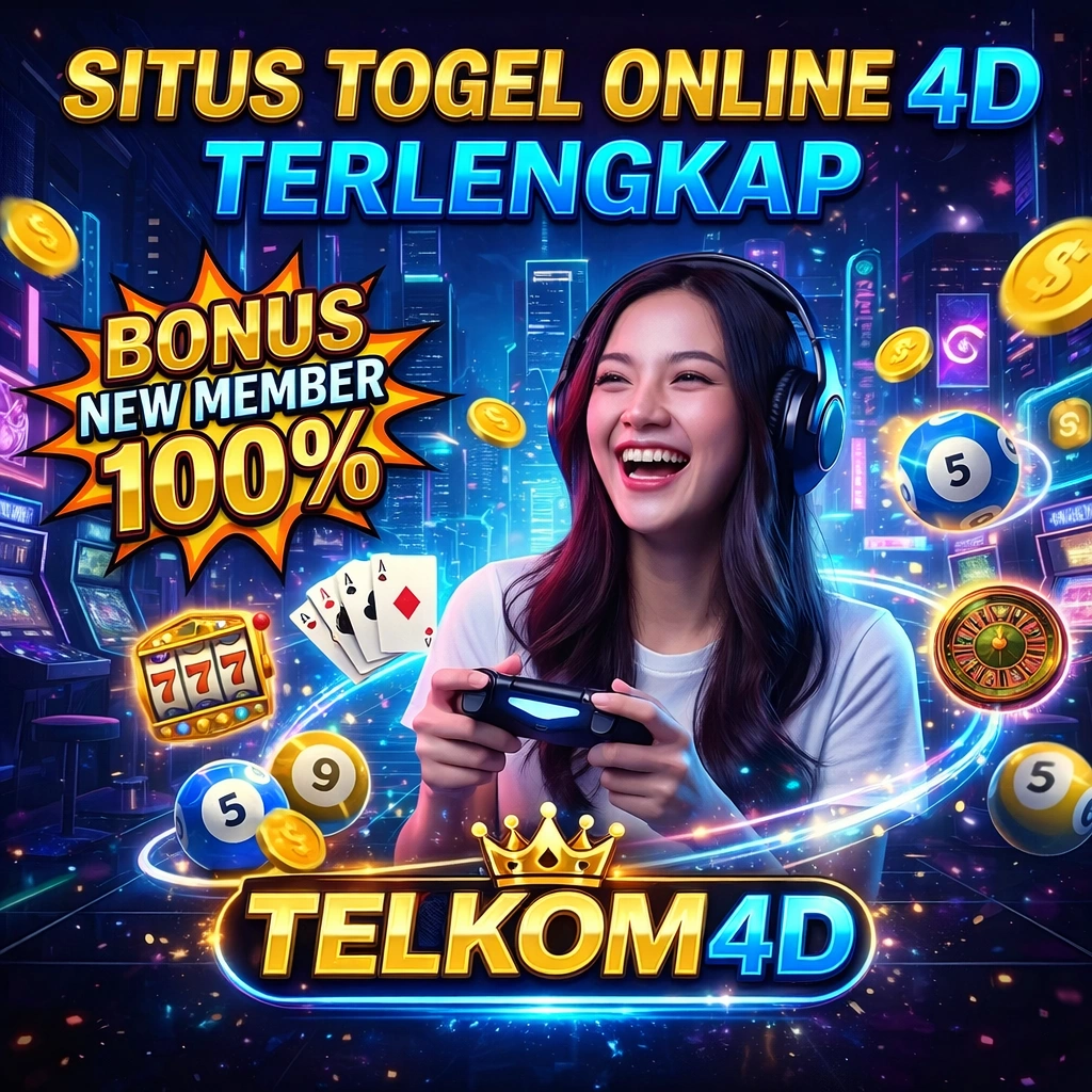 TELKOM4D | Link Situs Togel Online 4D Terfavorit x10000 Pilihan Member Se-Indonesia image 1